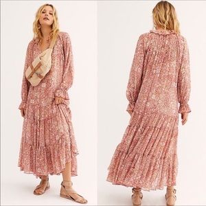 Free People Floral Maxi Dress